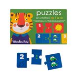 Jeu d'éveil Moulin Roty Puzzle chiffes 30 pièces Les Popipop