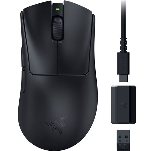 Souris gaming filaire Razer Deathadder v3 HyperSpeed Noir