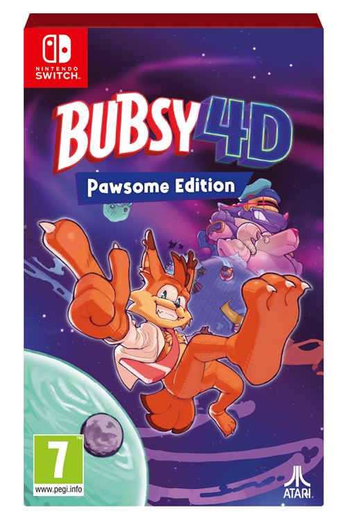 Bubsy 4D Pawsome Edition Nintendo Switch