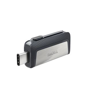 Clé USB 256 Go Double Connecteur Type-C Et Type-A 3.0 - Compatible Smartphone, Tablette, Ordinateur