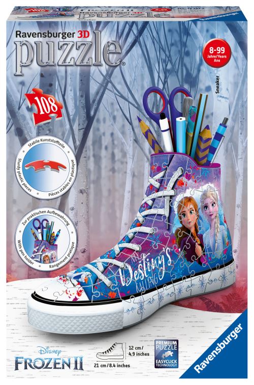 Puzzle 3D Ravensburger Sneaker Disney Frozen La Reine des Neiges 2