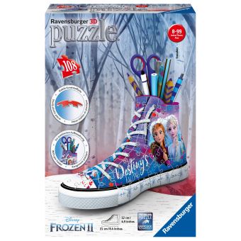 Puzzle 3D Ravensburger Sneaker 108 pièces La Reine des Neiges 2