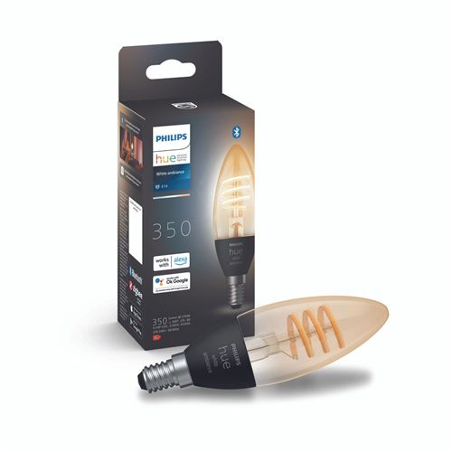 Ampoule Connectée Philips Hue 929003145201 – 4,9W, White Ambiance Filament Flamme, E14 - vue 6