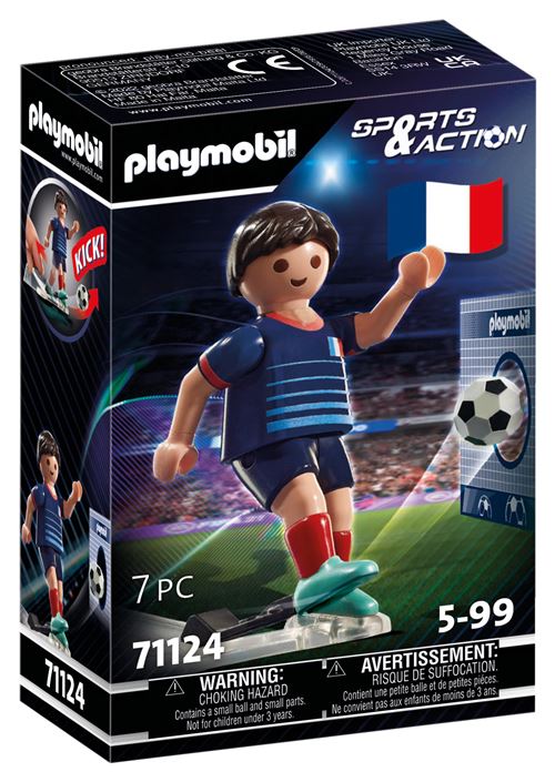 Playmobil 71124 Joueur De Football Français B
