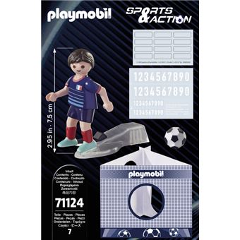 Playmobil 71124 Joueur de football Français B