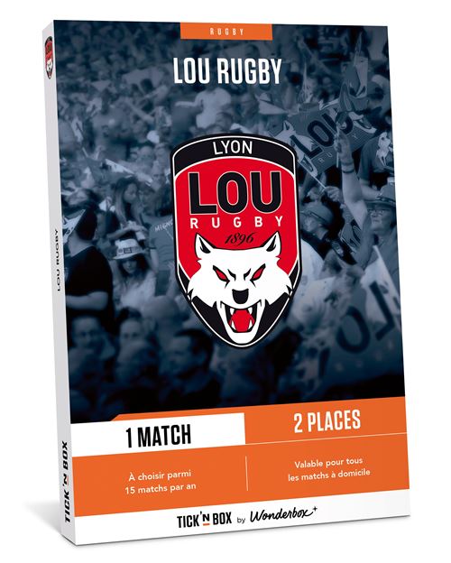 Coffret cadeau Ticknbox Lou Rugby