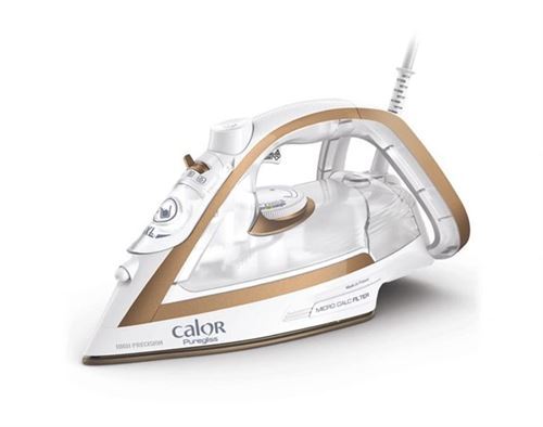 Fer à repasser Calor Puregliss FV8042C0 2900 W Blanc et Or
