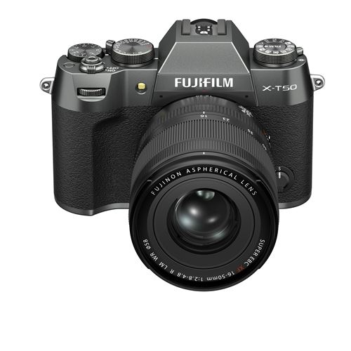 Kit Appareil photo hybride Fujifilm X-T50 Argent anthracite + XF16-50mm