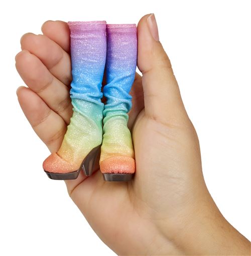 Rainbow High - Mini accessoires Studio - Chaussures série 1 assorties -  Poupées
