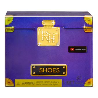 RAINBOW HIGH Mini Accessories Studio à Chaussures - Assortiment - 25+  Paires à Collectionner - Contient 1 Accessoire Haut de Gamme - pour Les  Enfants