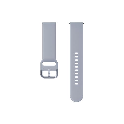 Bracelet en silicone Sport 20mm pour montre connectée Samsung Gris