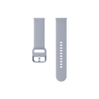 Bracelet en silicone Sport 20mm pour montre connectée Samsung Gris