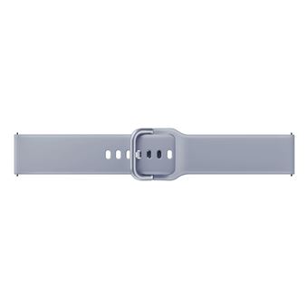 Bracelet en silicone Sport 20mm pour montre connectée Samsung Gris