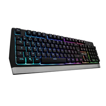 Clavier Gaming sans fil The G-Lab RGB Keyz Tungsten Noir et Gris