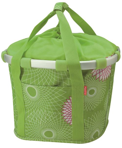 Panier KlickFix Bikebasket Vert citron cristal