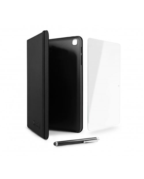Pack Etui Noir + Protection D'Écran En Verre Trempé + Stylet Tactile Noir Urban Factory Pour Samsung Galaxy Tab A7 10.4"