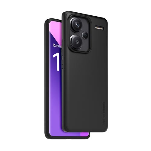 Coque arrière semi-rigide Made For Xiaomi pour Xiaomi Redmi Note 13 Pro+ 5G Noir