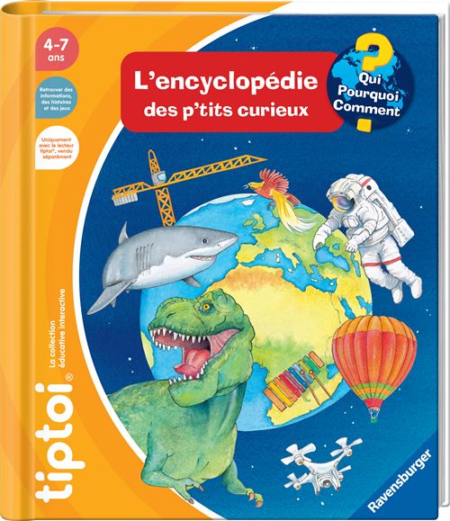 Jeu Éducatif Ravensburger Tiptoi L’Encyclopédie Des P’Tits Curieux