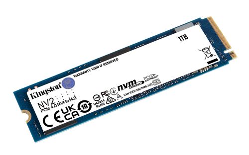 Disque SSD Interne Kingston SNV2S M2 NVMe 1 To Bleu