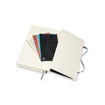 Agenda scolaire journalier Moleskine Couverture souple 2021-2022 Noir