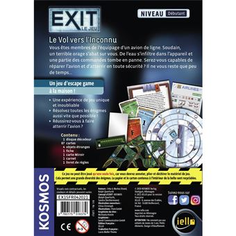 Jeu d'ambiance Iello Exit Le Vol vers l'Inconnu