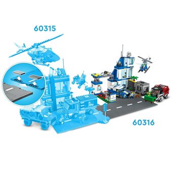 Soldes LEGO City - Le commissariat de police (60316) 2024 au meilleur prix  sur