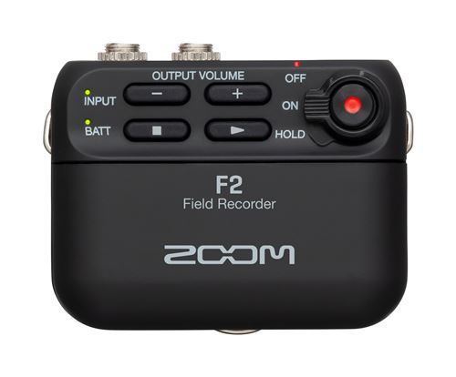 Dictaphone Zoom F2/B 32 Bit avec microphone lavalier Noir