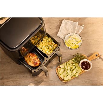 Friteuse à air Air Fryer Braun Twincook 3 TD3030 Noir