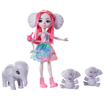 Poupée Enchantimals Esméralda éléphant et éléphante