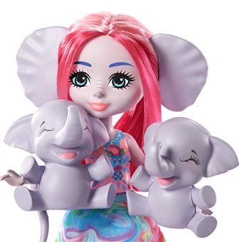 Poupée Enchantimals Esméralda éléphant et éléphante