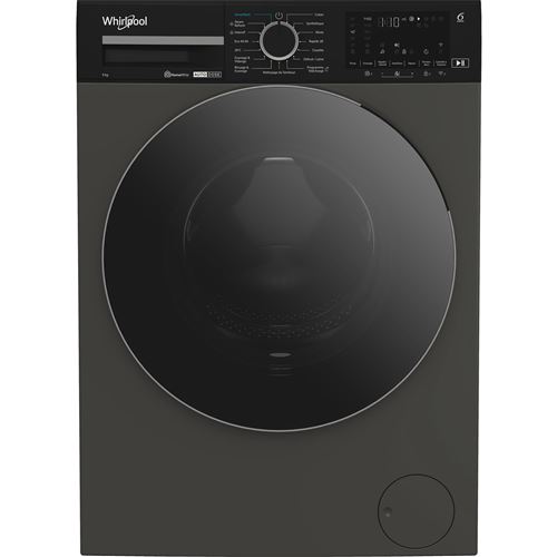 Lave Linge Hublot Whirlpool Wpm911Gadsfr Noir 9 Kg