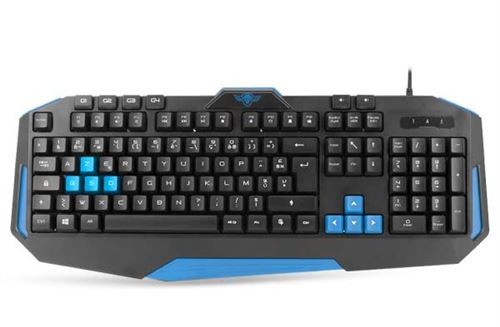 Clavier Gaming Spirit Of Gamer Pro-K3 BLUE Noir et Bleu