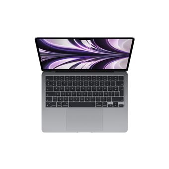 Apple MacBook Air 13'' 512 Go SSD 8 Go RAM Puce M2 CPU 8 cœurs GPU 10 cœurs Gris sidéral Nouveau