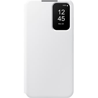 Etui Folio Smart S View Cover pour Samsung Galaxy A35 5G Blanc - 1