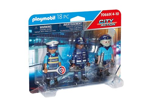 Playmobil City Action 70669 Equipe De Policiers