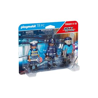 Playmobil 70669 City Action Police Equipe de policiers