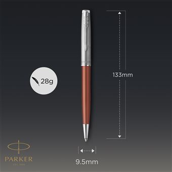 PARKER Sonnet Essentiel Stylo bille, Orange, Recharge noire pointe moyenne, Coffret cadeau