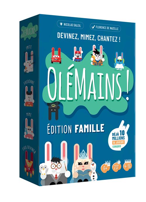 Olemains Games Multicolore Jeu D’ambiance Olémains Games Edition Famille