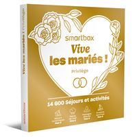 Coffret cadeau Smartbox Vive les Mariés ! Privilège