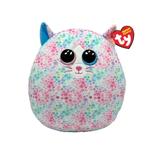 Ty Peluche Squish A Boos Coussin Emma Le Chat 20 Cm