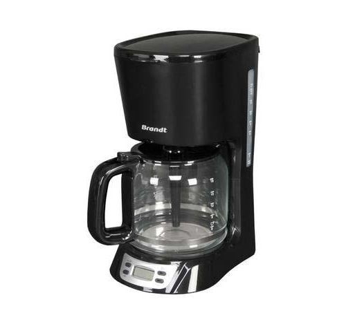 Brandt CAF1318E - koffiezetapparaat - zwart