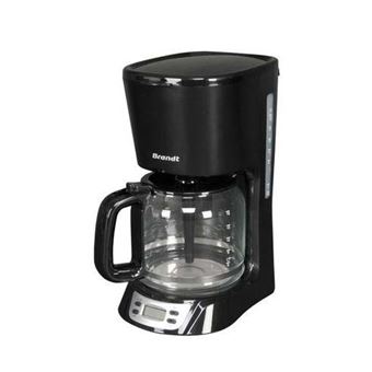 Cafetière filtre Brandt Programmable CAF1318E Noir - 1