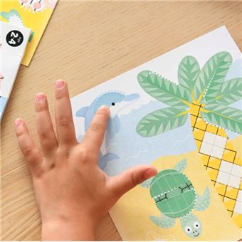 Jeu créatif Poppik Cartes Sticker Baby L’Océan