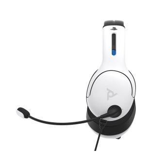 Casque Gaming filaire PDP LVL50 Blanc pour PS4