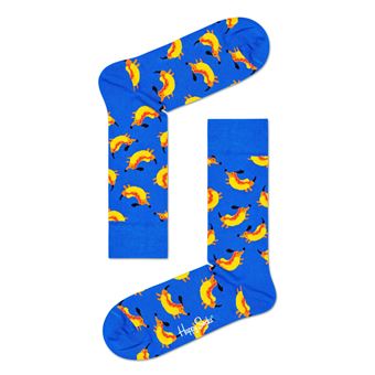 Chaussettes hautes Happy Socks Chien hot dog Taille 36-40