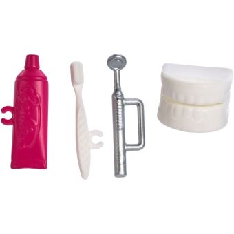 Playset Barbie Denstiste cheveux noirs