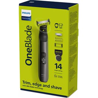 Tondeuse Philips OneBlade Pro Visage et Corps QP6551/15 5,4 W Chromé