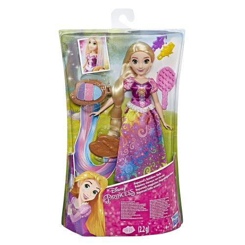 Poupée Raiponce Disney Princesses Cheveux Arc-en-ciel 26 cm