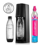 Pack Machine à soda et eau gazeuse Sodastream Terra Noir avec 1 cylindre et 1 bouteille