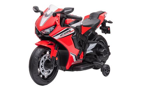 Véhicule électrique pour enfant Turbo Challenge Moto Honda CBR1000RR Noir et Rouge